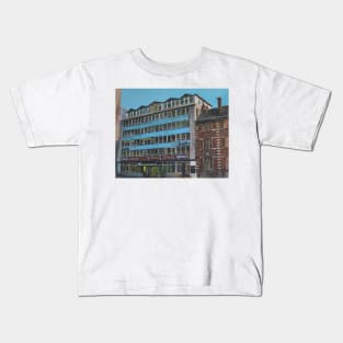 Modern Post-War Building, Hull, England Kids T-Shirt